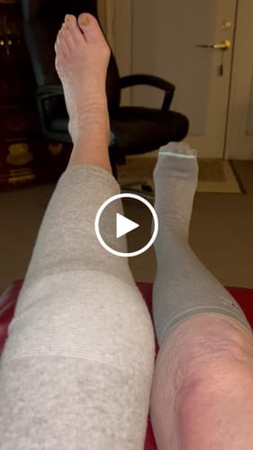 Customer video review of Premium Bamboo Leg Sleeve (Single)
